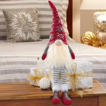 クリスマス ノーム ライト付き レッド