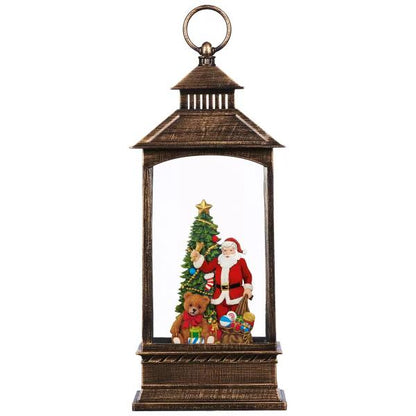 LEDライト付き ホリデーランタン サンタクロース　クリスマス