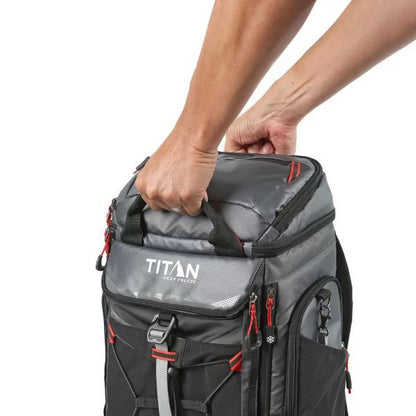 タイタン　バックパッククーラー　26缶容量 ブルー Titan