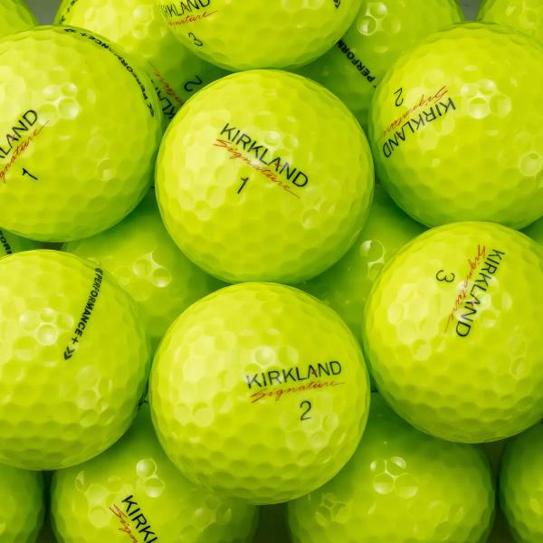 カークランドシグネチャー 3ピースゴルフボール バージョン2.0 イエロー 24個入り