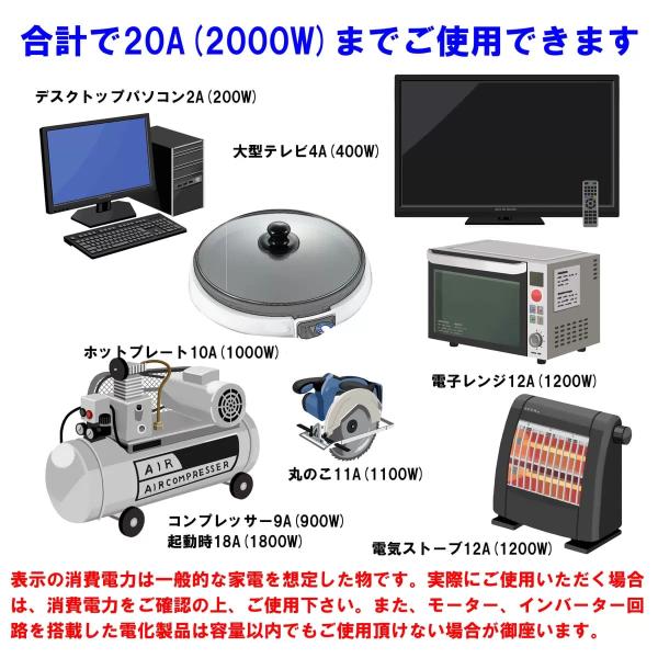 MUSASHI インバーター発電機 50/60Hz 共用 2000W ING2500I
