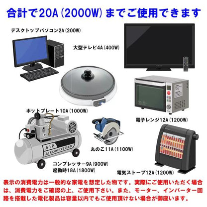 MUSASHI インバーター発電機 50/60Hz 共用 2000W ING2500I