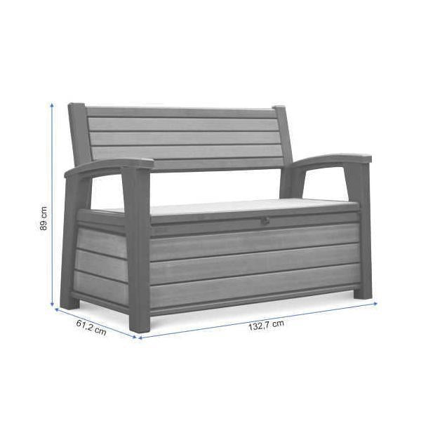 KETER HUDSON ストレージベンチ 227L ハドソン ベンチ 物置 物入れ 収納 STORAGE BENCH