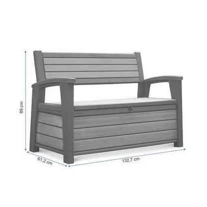 KETER HUDSON ストレージベンチ 227L ハドソン ベンチ 物置 物入れ 収納 STORAGE BENCH