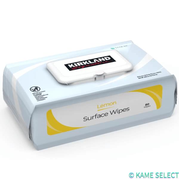 カークランドシグネチャー サーフェイスワイプ 4袋 Kirkland Signature