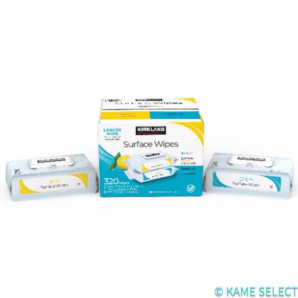 カークランドシグネチャー サーフェイスワイプ 4袋 Kirkland Signature