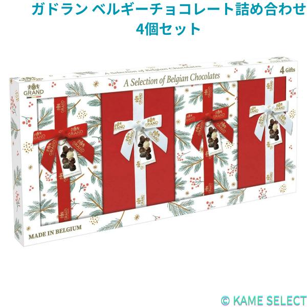 ガドラン ベルギーチョコレート詰め合わせ 4個セット