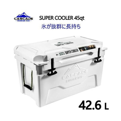 カスケードマウンテンテック 45クォート（42.5L）ロトモールドクーラーボックス Cascade