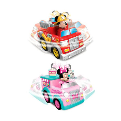 ディズニージュニア ラジコンカー ≪ミッキーの消防車 / ミニーのお菓子屋さんトラック≫ ラジコン 回転