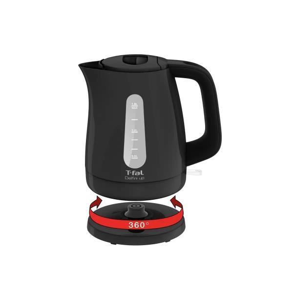ティファール 電気ケトル 1.8L ブラック あっ! という間にすぐ沸く 黒 １.８L　T-fal