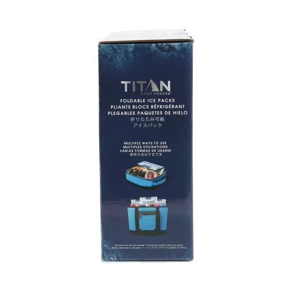 【2個セット】タイタン アイスパック（保冷剤）６個セット×２箱 Titan Ice pack 長時間 保冷 長持ち 繰り返し使用可
