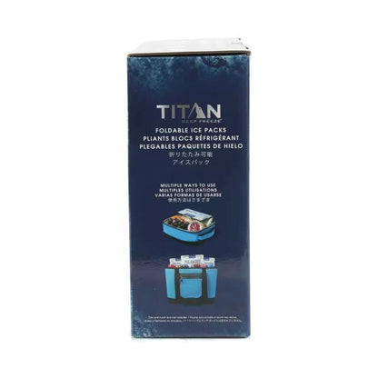 【2個セット】タイタン アイスパック（保冷剤）６個セット×２箱 Titan Ice pack 長時間 保冷 長持ち 繰り返し使用可
