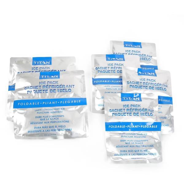 【2個セット】タイタン アイスパック（保冷剤）６個セット×２箱 Titan Ice pack 長時間 保冷 長持ち 繰り返し使用可