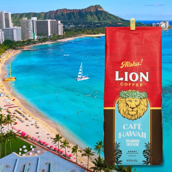 ライオンコーヒーカフェハワイ 793g（粉） Lion Coffee Cafe Hawaii