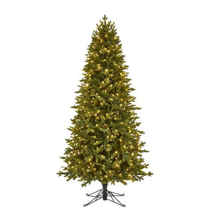 クリスマスツリー スリム型 電飾付き 約198cm LED 450球