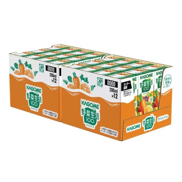 カゴメ 野菜生活オリジナル 200ml x 24本