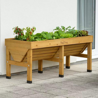 ベジトラグ L 家庭菜園 プランター VEG TRUG L 木製プランター 高床式 大型 レイズドベットプランター
