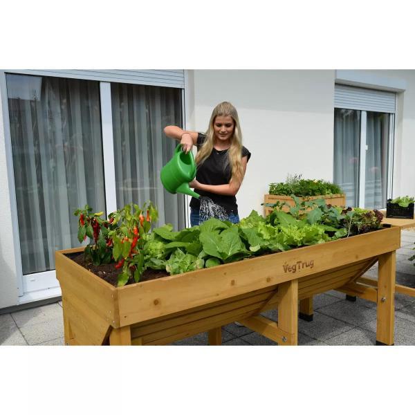ベジトラグ L 家庭菜園 プランター VEG TRUG L 木製プランター 高床式 大型 レイズドベットプランター