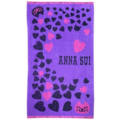 アナ スイ 大判タオル 101cmｘ177cm 猫 Anna Sui