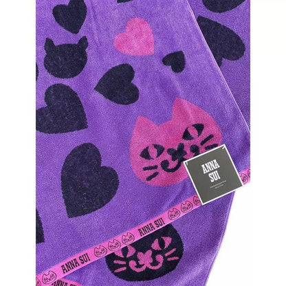 アナ スイ 大判タオル 101cmｘ177cm 猫 Anna Sui
