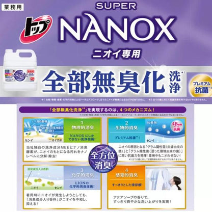 ライオン ナノックス ニオイ 専用 4kg 洗濯洗剤