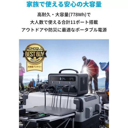 Anker PowerHouse II 800 ポータブル電源 216,000mAh / 778Wh A1750511