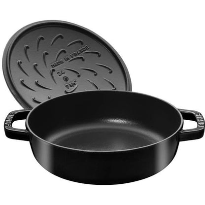 ストウブ ブレイザー 26cm シャイニーブラック　Staub　黒