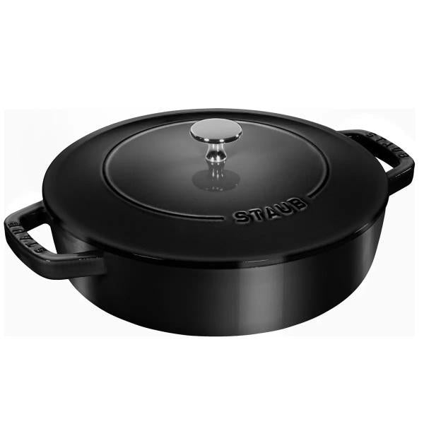 ストウブ ブレイザー 26cm シャイニーブラック　Staub　黒