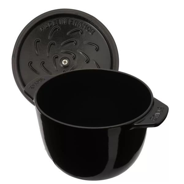 ストウブ ラ・ココット de GOHAN M シャイニーブラック 16cm　Staub　黒