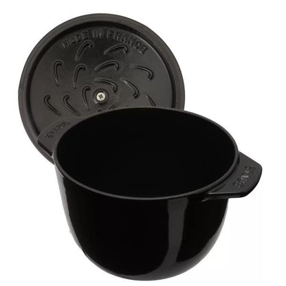 ストウブ ラ・ココット de GOHAN M シャイニーブラック 16cm　Staub　黒