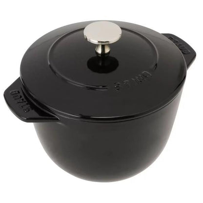 ストウブ ラ・ココット de GOHAN M シャイニーブラック 16cm　Staub　黒