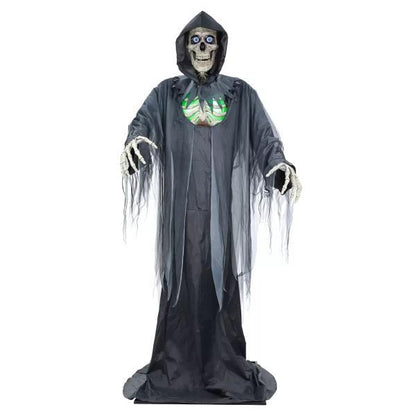 ハロウィン 死神 デコレーション 人形 高さ約305cm 光る目 巨大 怖い 恐怖