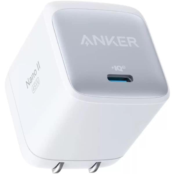 Anker 急速充電器 Nano II 45W A2664N21 ブラック/ホワイト