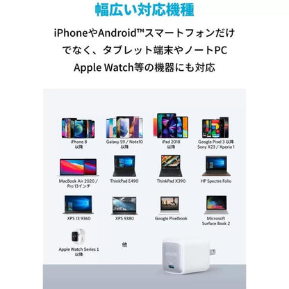 Anker 急速充電器 Nano II 45W A2664N21 ブラック/ホワイト