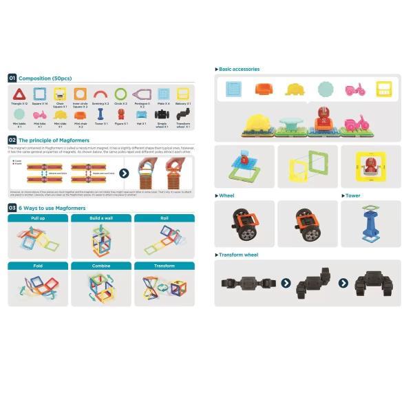 マグフォーマー 50ピースセット Magformers