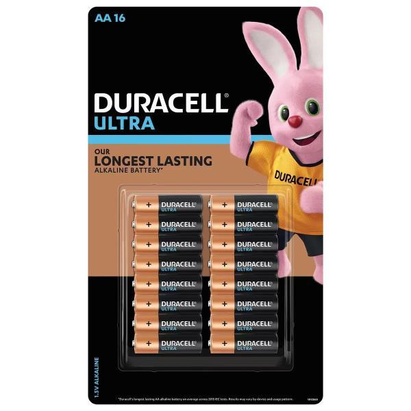 【単3u】デュラセル　ウルトラ単3電池　16本入り　乾電池 長寿命 アルカリ電池 防災 備蓄 大容量