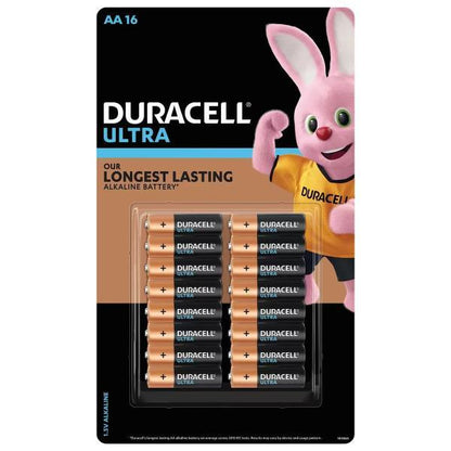 【単3u】デュラセル　ウルトラ単3電池　16本入り　乾電池 長寿命 アルカリ電池 防災 備蓄 大容量