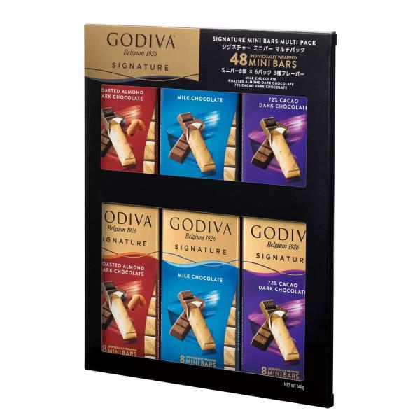 ゴディバ シグネチャーミニバー マルチパック 3種 48個入り 540g Godiva