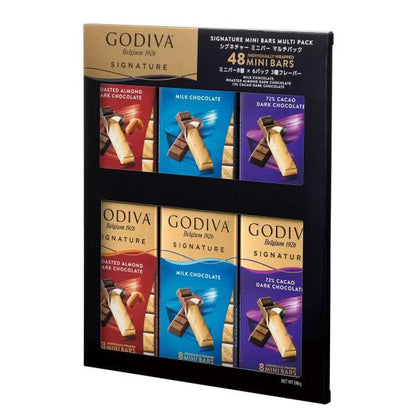 ゴディバ シグネチャーミニバー マルチパック 3種 48個入り 540g Godiva