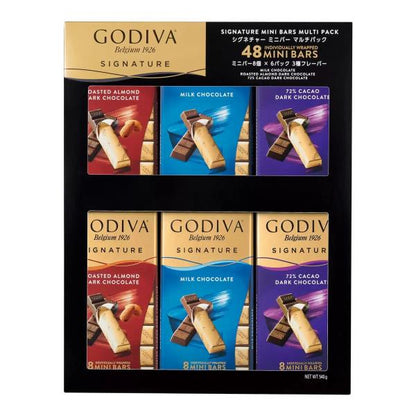 ゴディバ シグネチャーミニバー マルチパック 3種 48個入り 540g Godiva