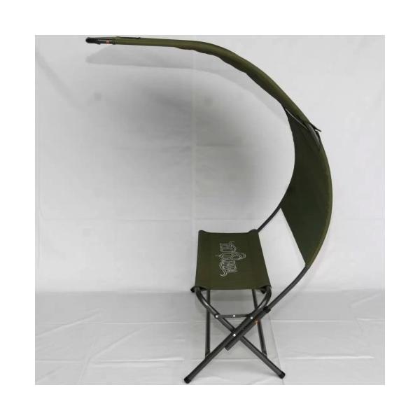 リューパラ　シェードチェアー 青迷彩色Ryupara Shade Chair 日影付きベンチキャンプチェア