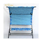 リューパラ　シェードチェアー 青迷彩色Ryupara Shade Chair 日影付きベンチキャンプチェア
