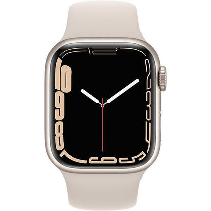 Apple Watch Series 7 GPS 45mm スターライトアルミニウムケース スターライトスポーツバンド
