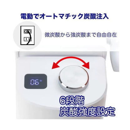 ドリンクメイト SERIES631 家庭用炭酸飲料メーカー 電動モデル 炭酸強度6段階設定 自動 水以外可能 高コスパ 炭酸水