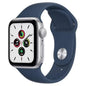 Apple Watch SE GPS 40mm シルバーアルミニウムケース アビスブルースポーツバンド 色：アビスブルー