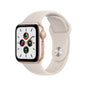 Apple Watch SE GPS 40mm ゴールドアルミニウムケース スターライトスポーツバンド 色：スターライト