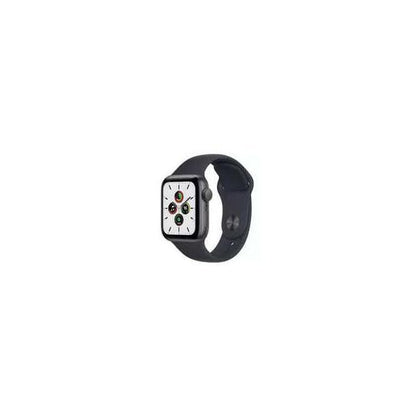 Apple Watch SE GPS 40mm スペースグレイ アルミニウムケース ミッドナイトスポーツバンド 色：ミッドナイト