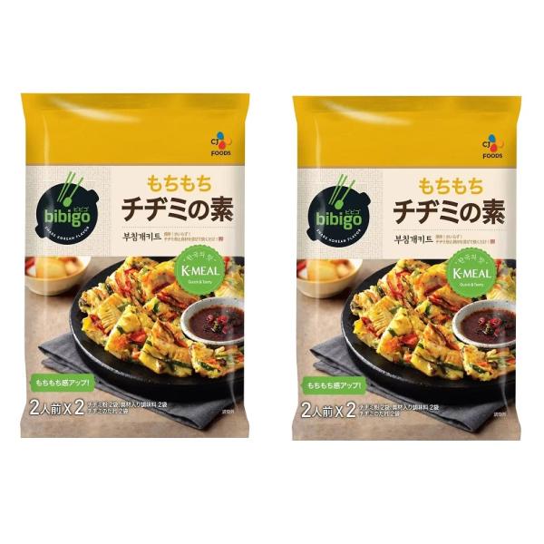 【2袋セット】ビビゴ 韓飯チヂミの素 2人前 × 2パック × 2袋