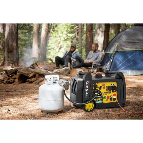 チャンピオン 発電機 3400W 50/60Hz ガソリン/LPガス対応