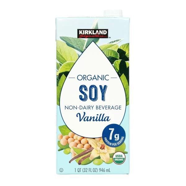 カークランドシグネチャー 有機豆乳 バニラ味 946ml x 12パック　オーガニック　有機